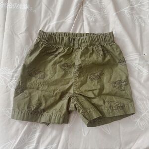 NWOT olive green baby truck shorts